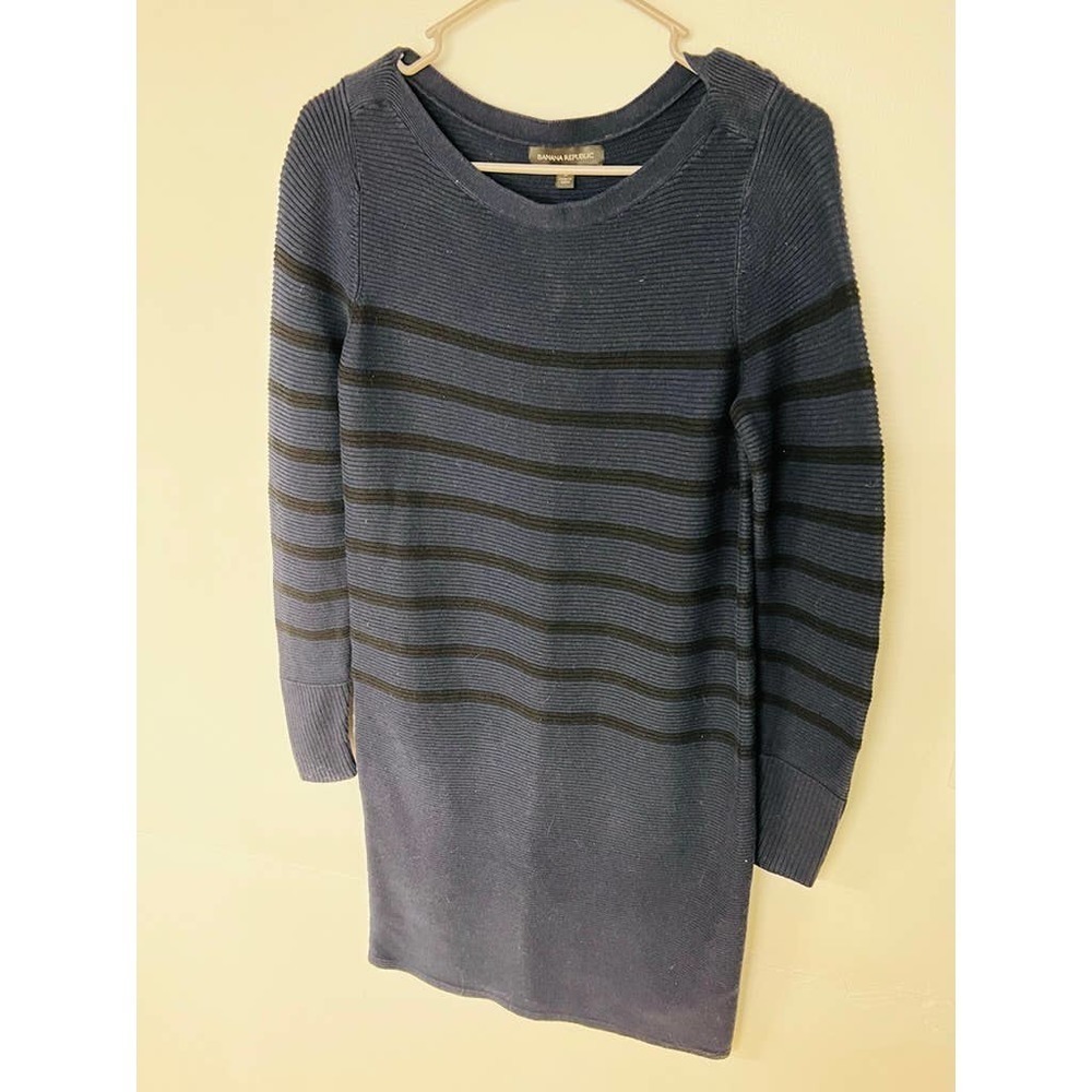 Banana Republic Navy Sweater Dress - Picture 4 of 6